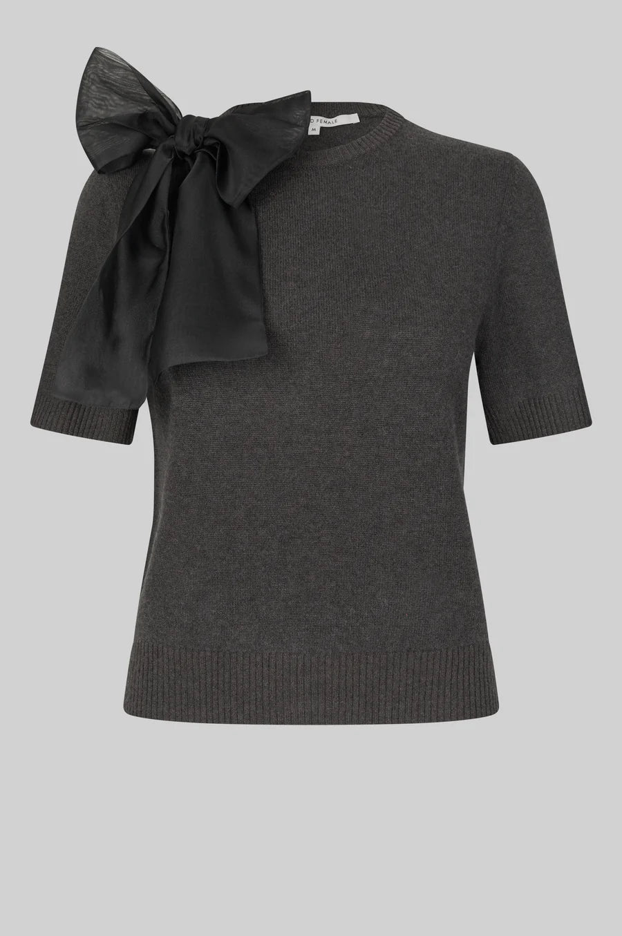 Second Female Leara Knit Tee with Bow Detail