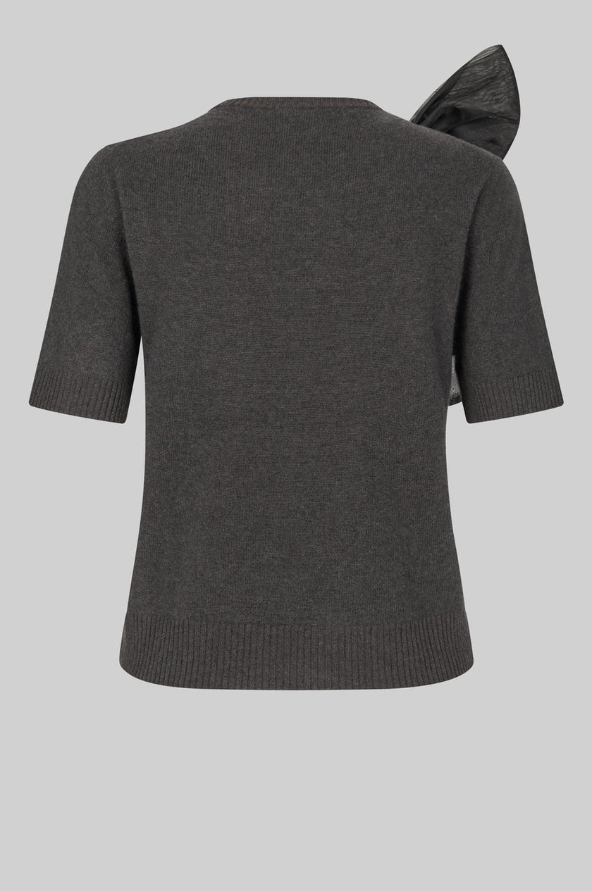 Second Female Leara Knit Tee with Bow Detail