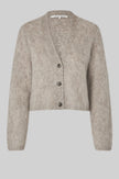 Second Female Karla  Fluffy Cardigan - Pumice Stone