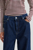 Second Female Columbo Denim Jeans - Dark Blue Denim