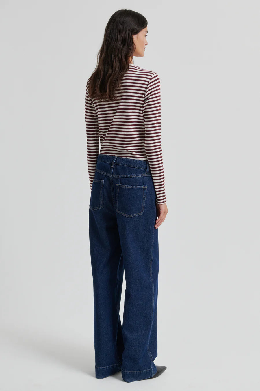 Second Female Columbo Denim Jeans - Dark Blue Denim
