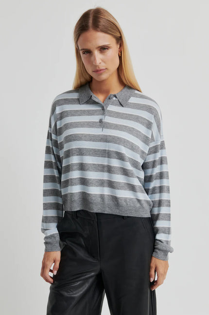 Second Female Miley Knit - Blue Stripe