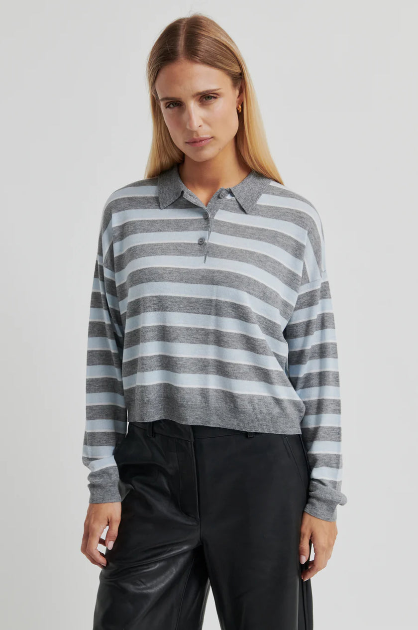 Second Female Miley Knit - Blue Stripe