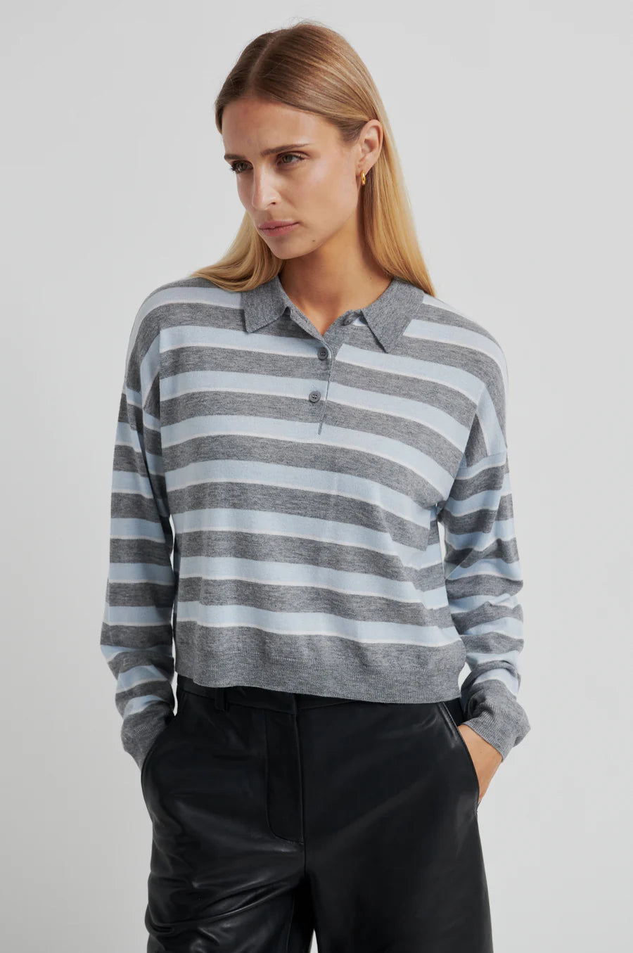 Second Female Miley Knit - Blue Stripe