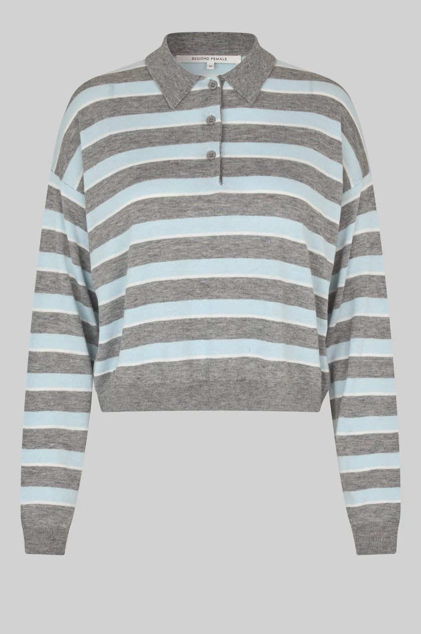 Second Female Miley Knit - Blue Stripe