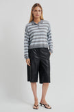 Second Female Miley Knit - Blue Stripe