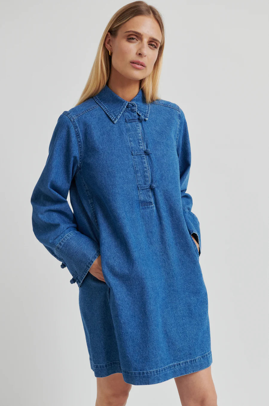 Second Female Cornelia Denim Dress