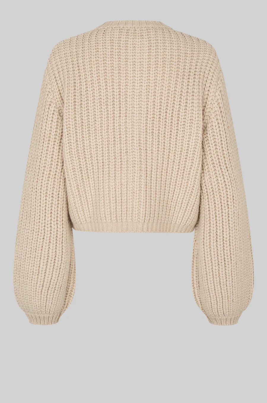 Second Female Ulrikke Brooch Knit Cardigan - Soft Beige