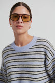 Second Female Stellar SS Stripe Knit -