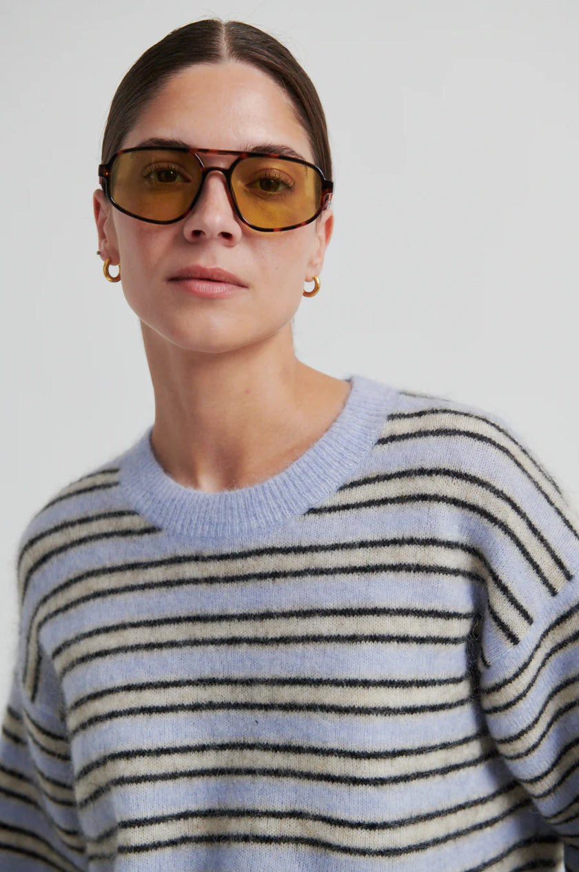 Second Female Stellar SS Stripe Knit -