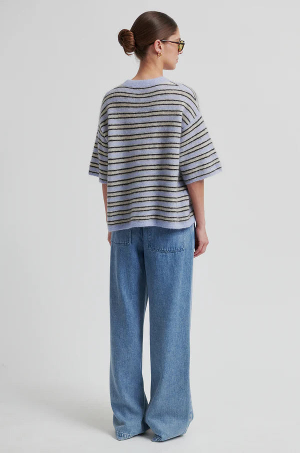 Second Female Stellar SS Stripe Knit -