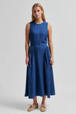 Second Female - Lukana Denim Dress - Blue