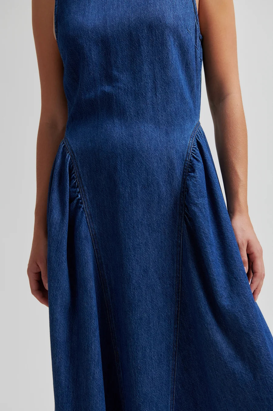 Second Female - Lukana Denim Dress - Blue
