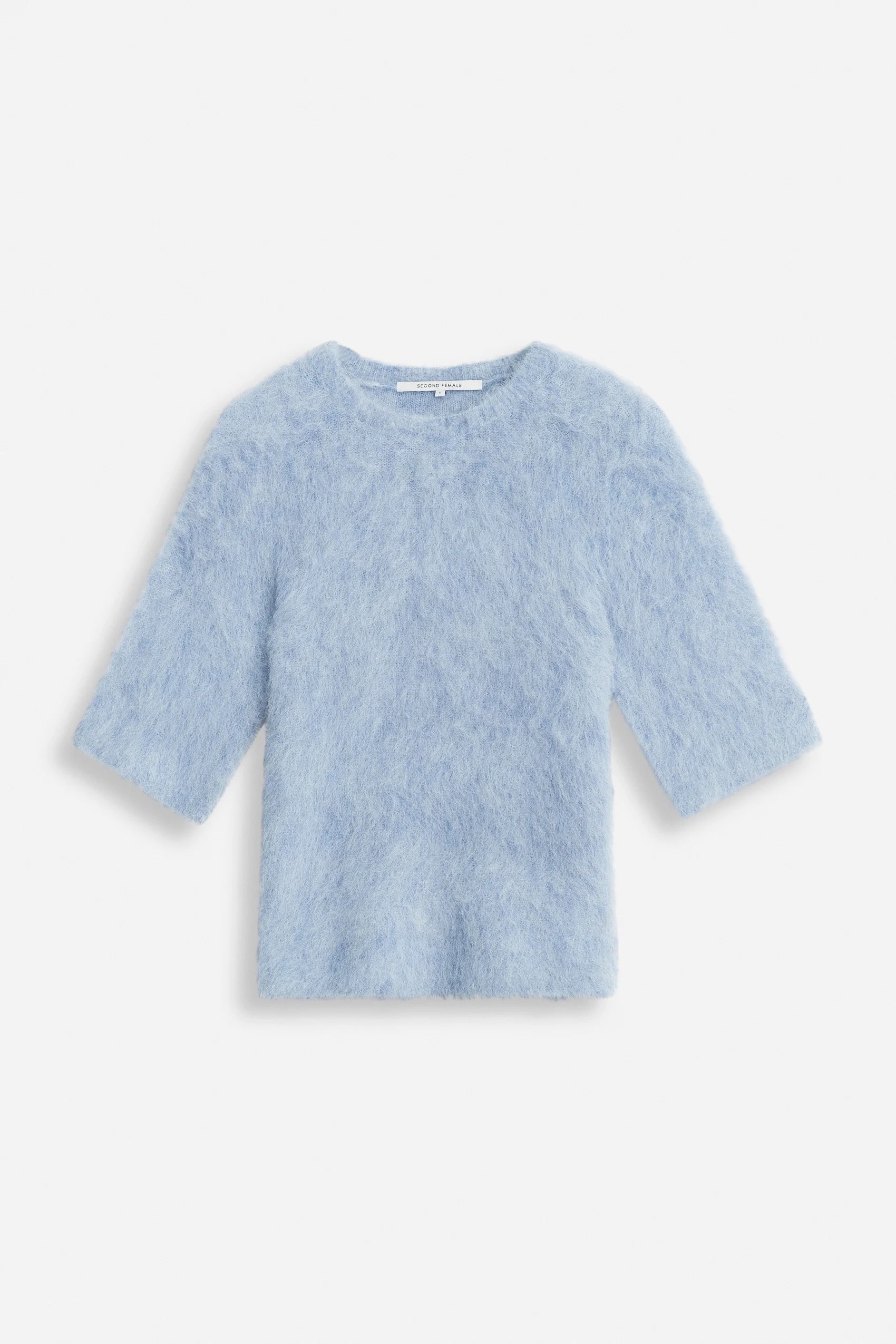 Second Female Karla SS Round Neck Knit - Blue