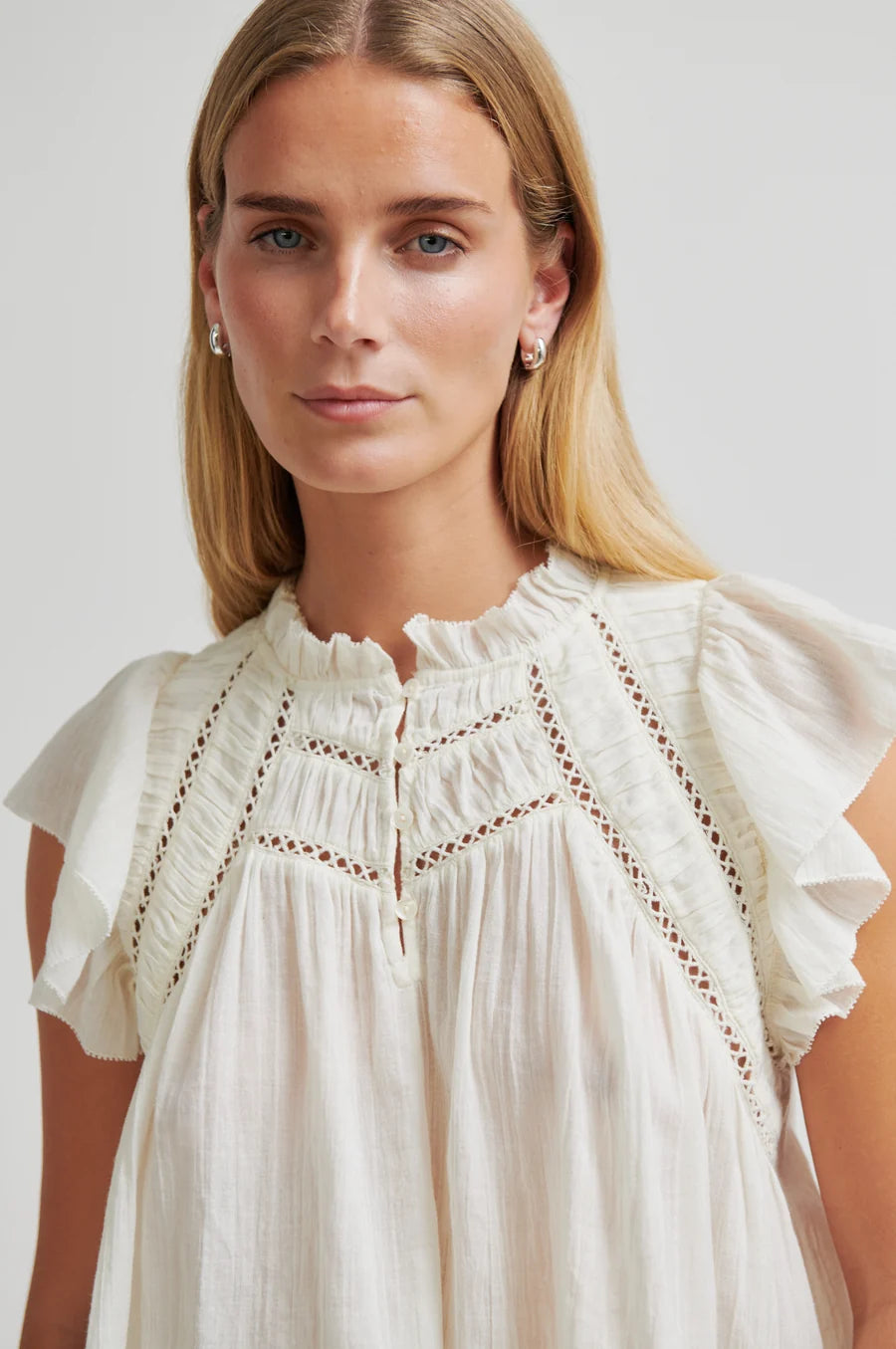 Second Female Gaya SS Top - White