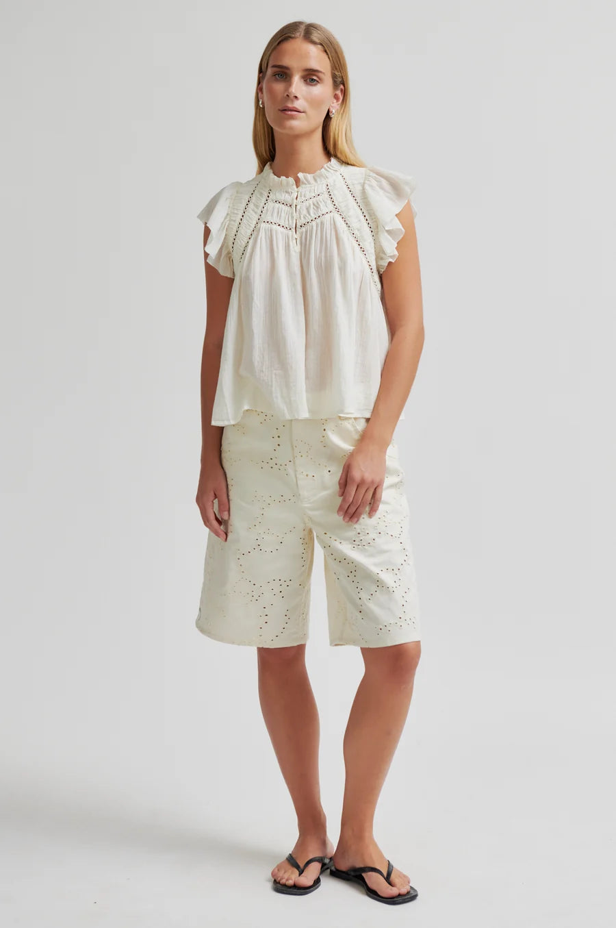 Second Female Gaya SS Top - White