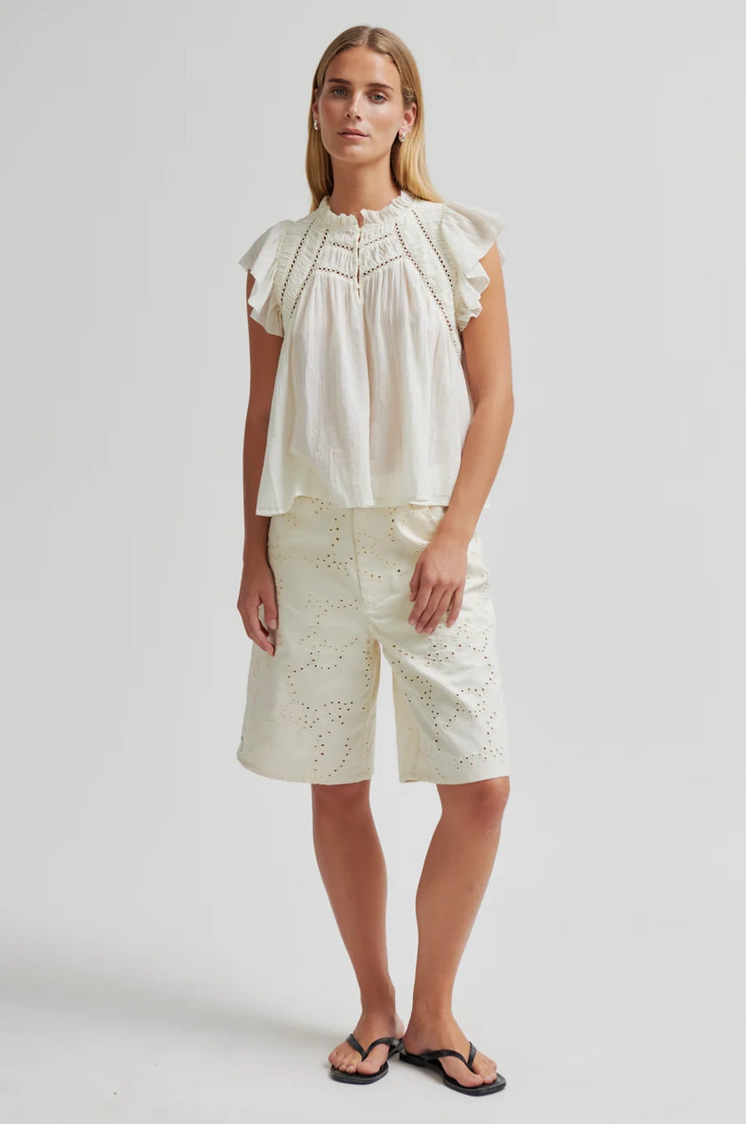 Second Female Gaya SS Top - White