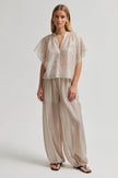 Second Female Shades Blouse - Taupe
