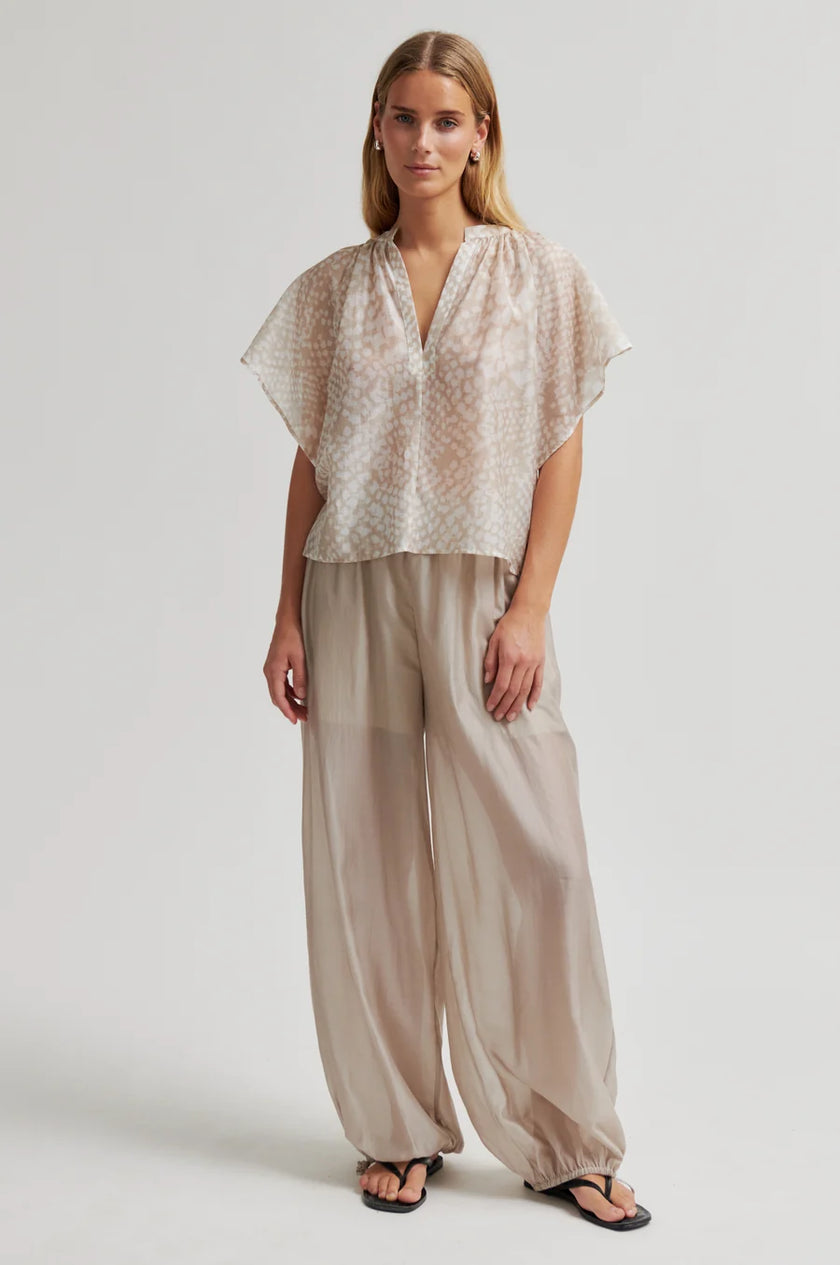 Second Female Shades Blouse - Taupe