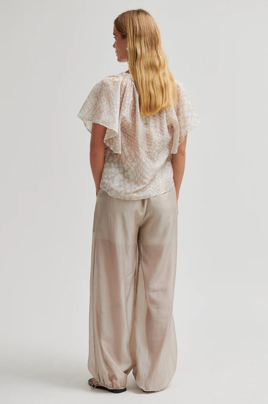 Second Female Shades Blouse - Taupe