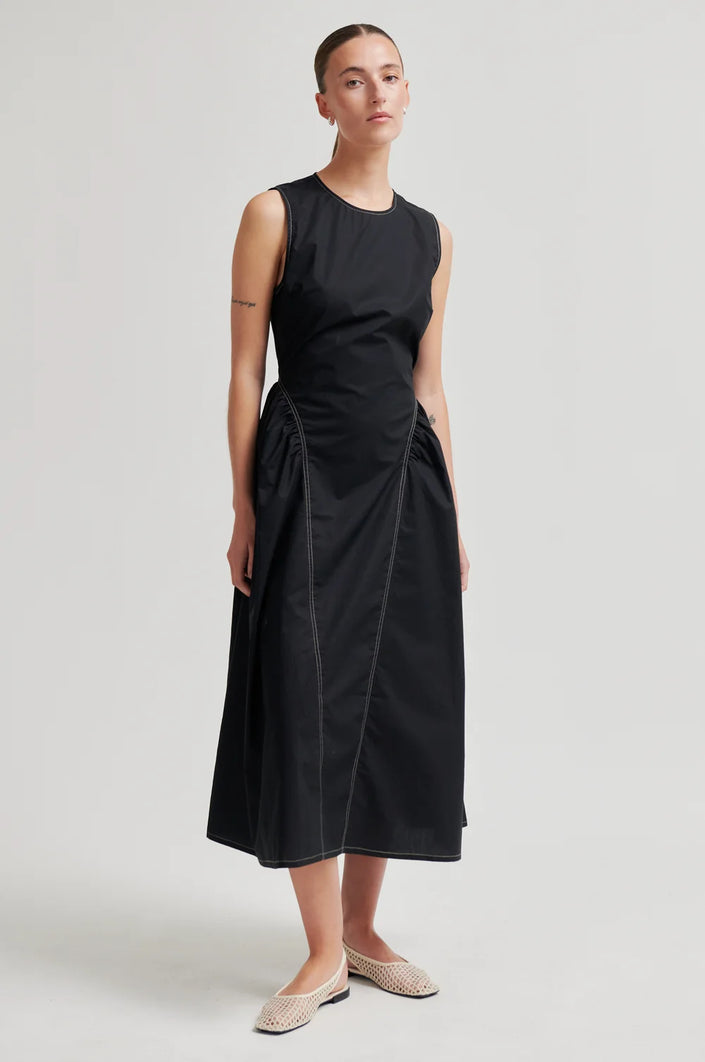 Second Female Larkini Sculptured Dress - Black