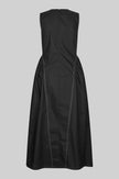 SECOND FEMALE - LARKINI SCULPTURED DRESS BLACK