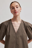 SECOND FEMALE - LARKINI SS MAXI DRESS CANTEEN