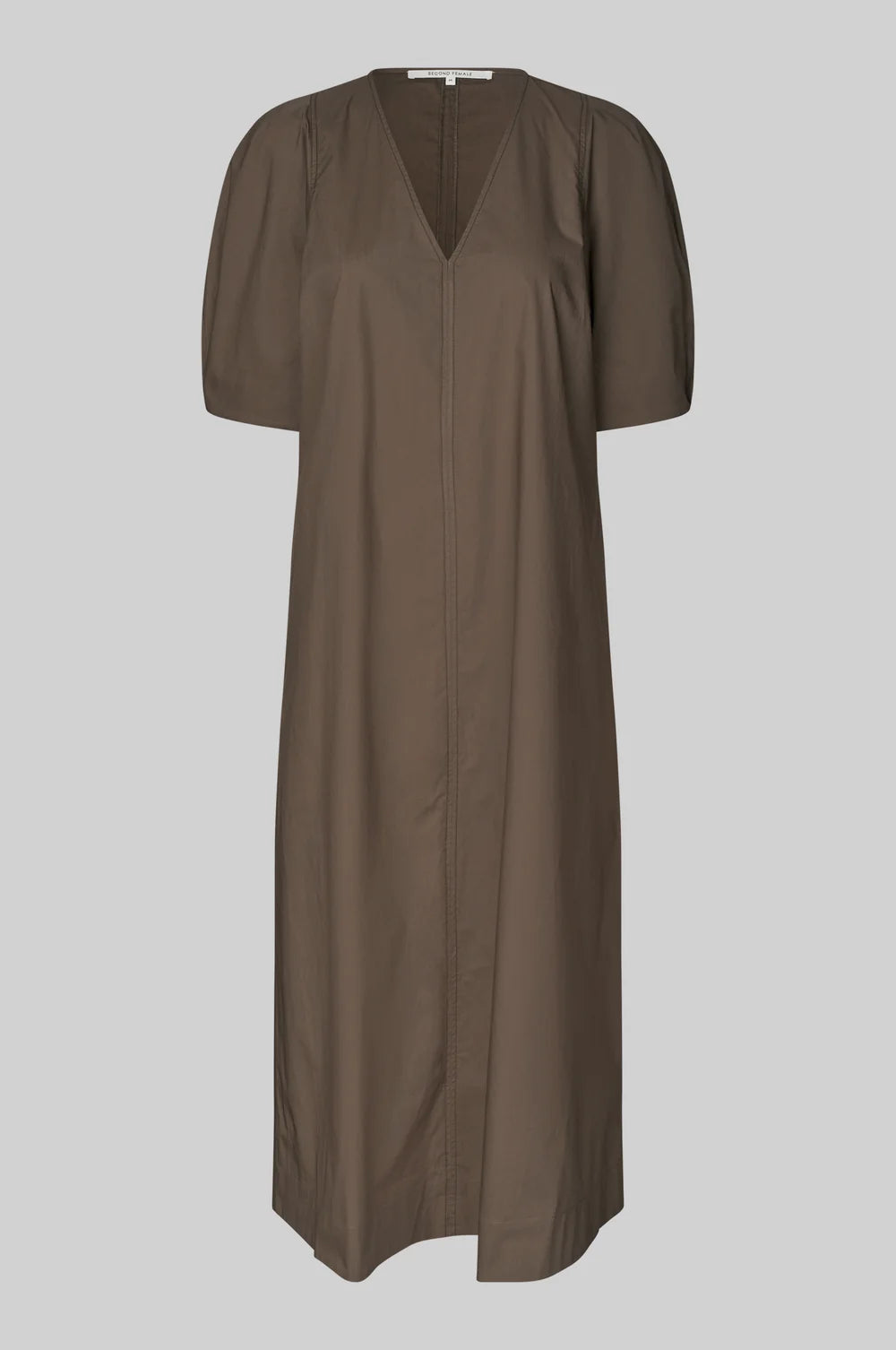 SECOND FEMALE - LARKINI SS MAXI DRESS CANTEEN