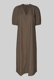 SECOND FEMALE - LARKINI SS MAXI DRESS CANTEEN