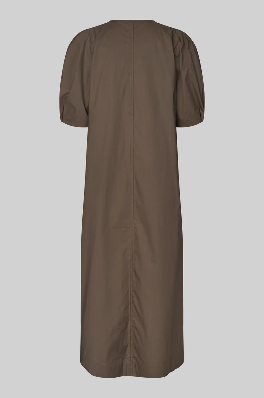 SECOND FEMALE - LARKINI SS MAXI DRESS CANTEEN