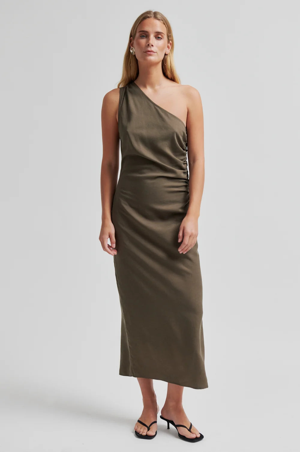 SECOND FEMALE - REFINED ONE SHOULDER DRESS CANTEEN