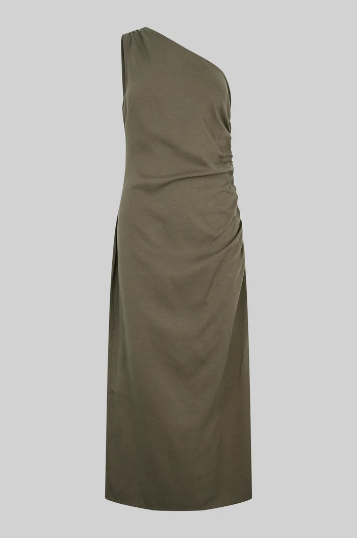 SECOND FEMALE - REFINED ONE SHOULDER DRESS CANTEEN