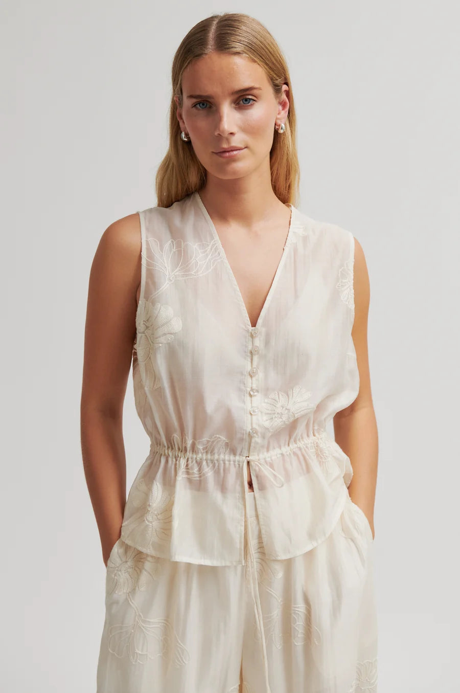 Second Female Vira Blouse - Soft Beige