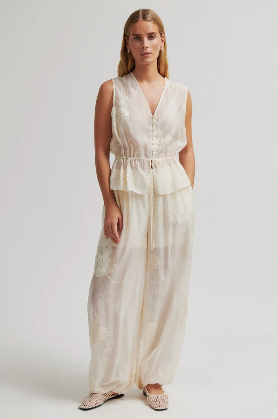 Second Female Vira Blouse - Soft Beige