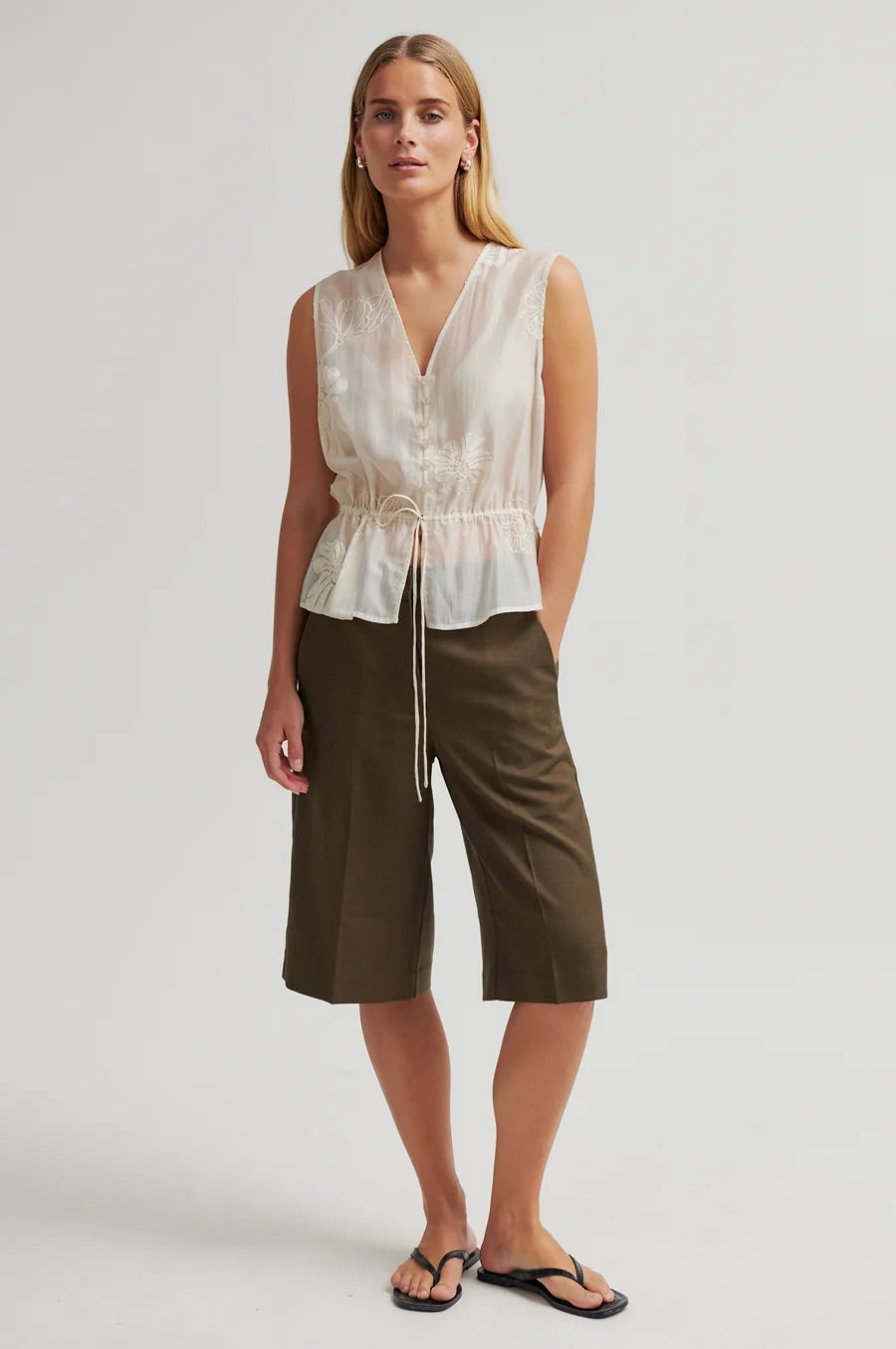 Second Female Vira Blouse - Soft Beige