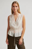 Second Female Vira Blouse - Soft Beige