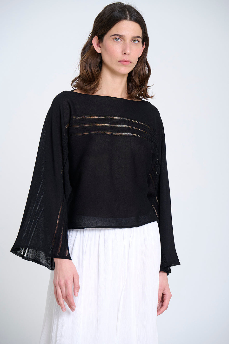 Sita Murt Flared Sleeved Sweater - Black