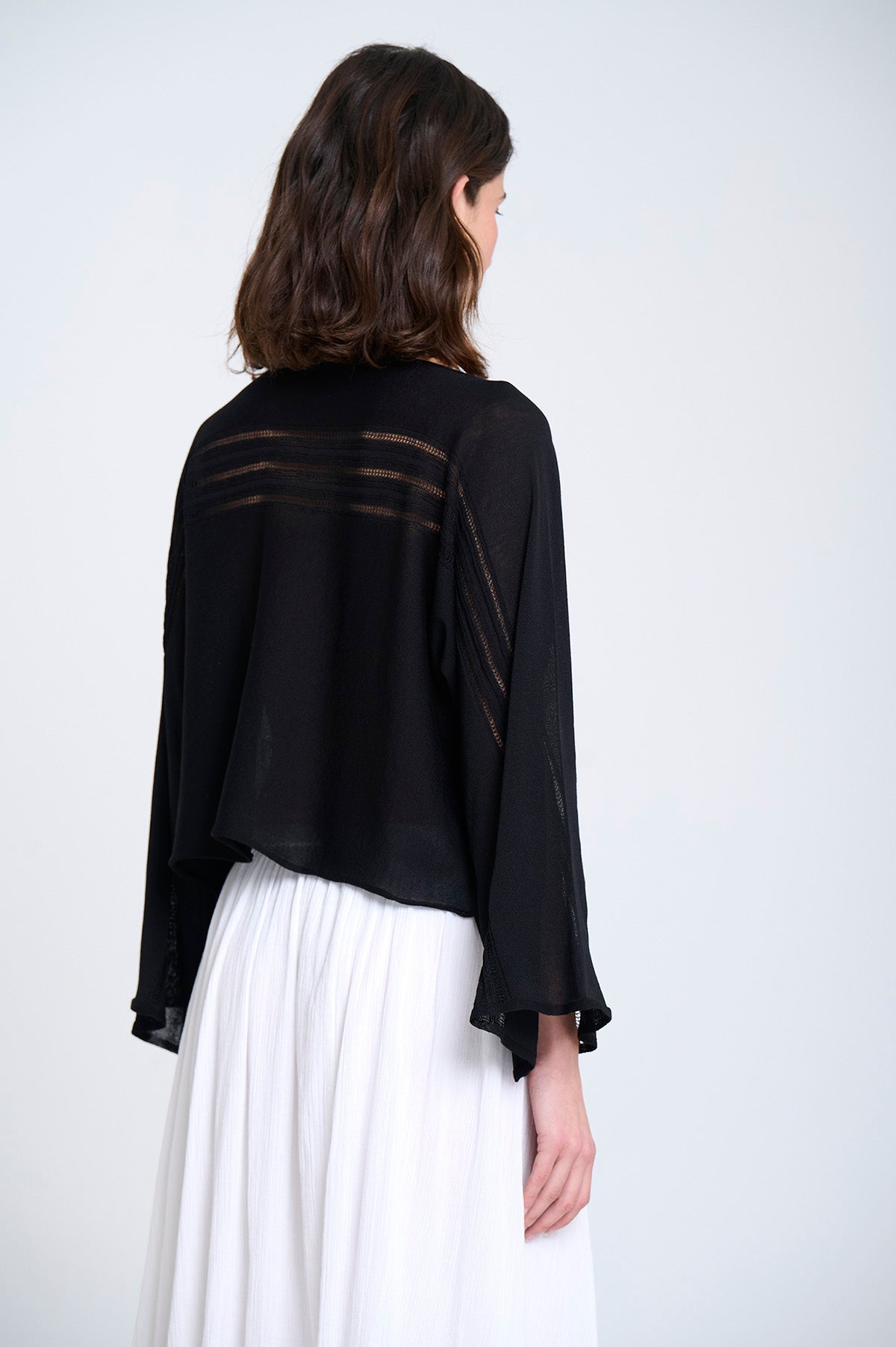 Sita Murt Flared Sleeved Sweater - Black