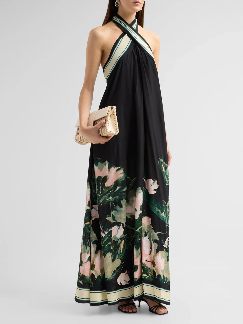 Acler Garie Maxi Dress - Water Lily