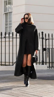 Charli Vivienne Jumper Dress - Black