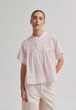 SECOND FEMALE - MAISE SS BLOUSE CRYSTAL PINK