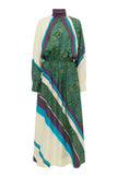 ALÉMAIS Joni Silk Midi Dress