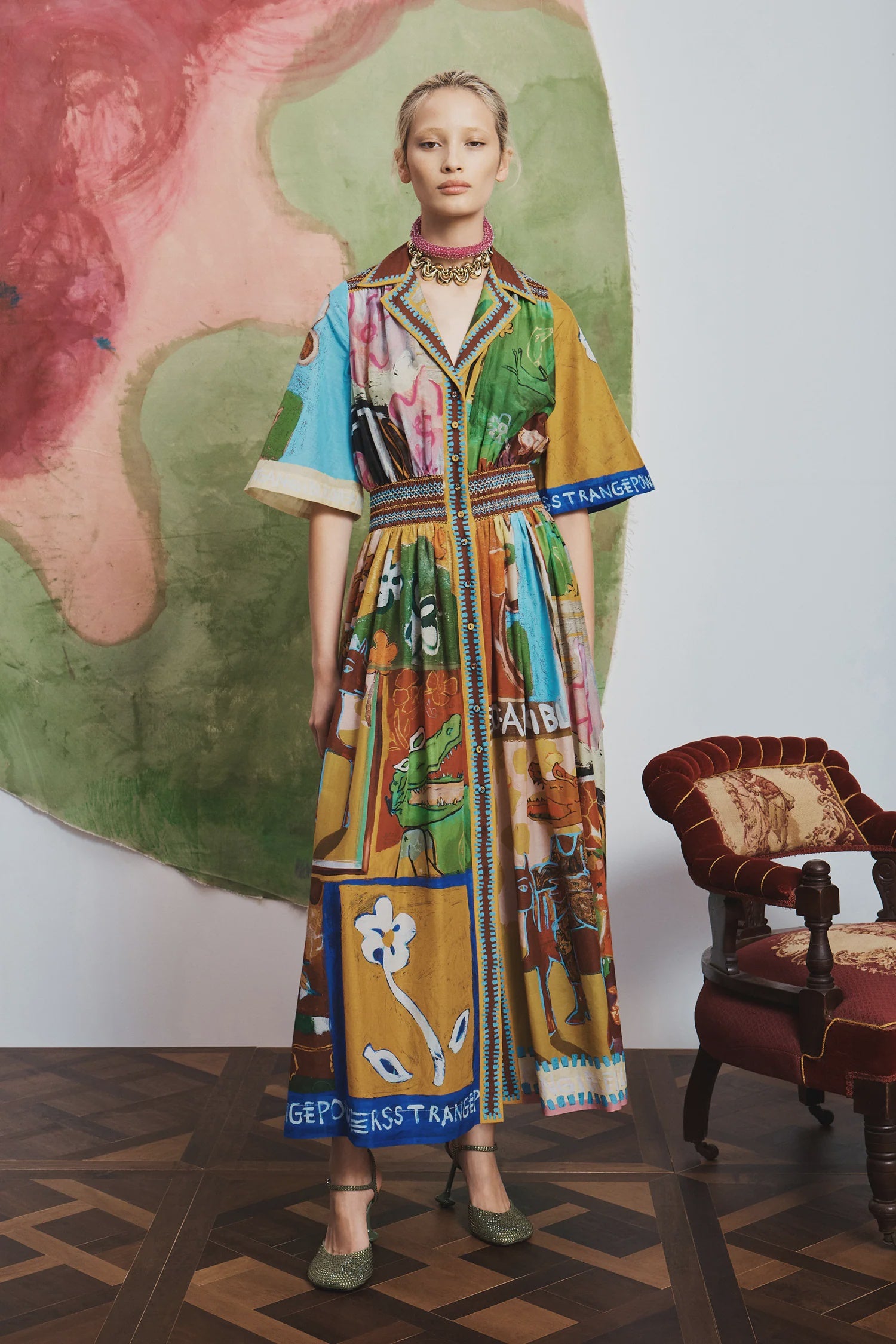 ALÉMAIS Mlak Shirt Dress
