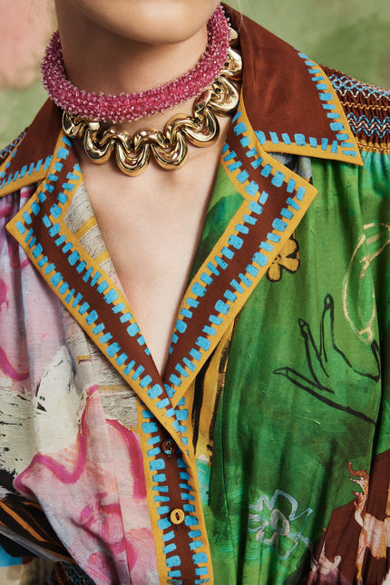 ALÉMAIS Mlak Silk Shirt