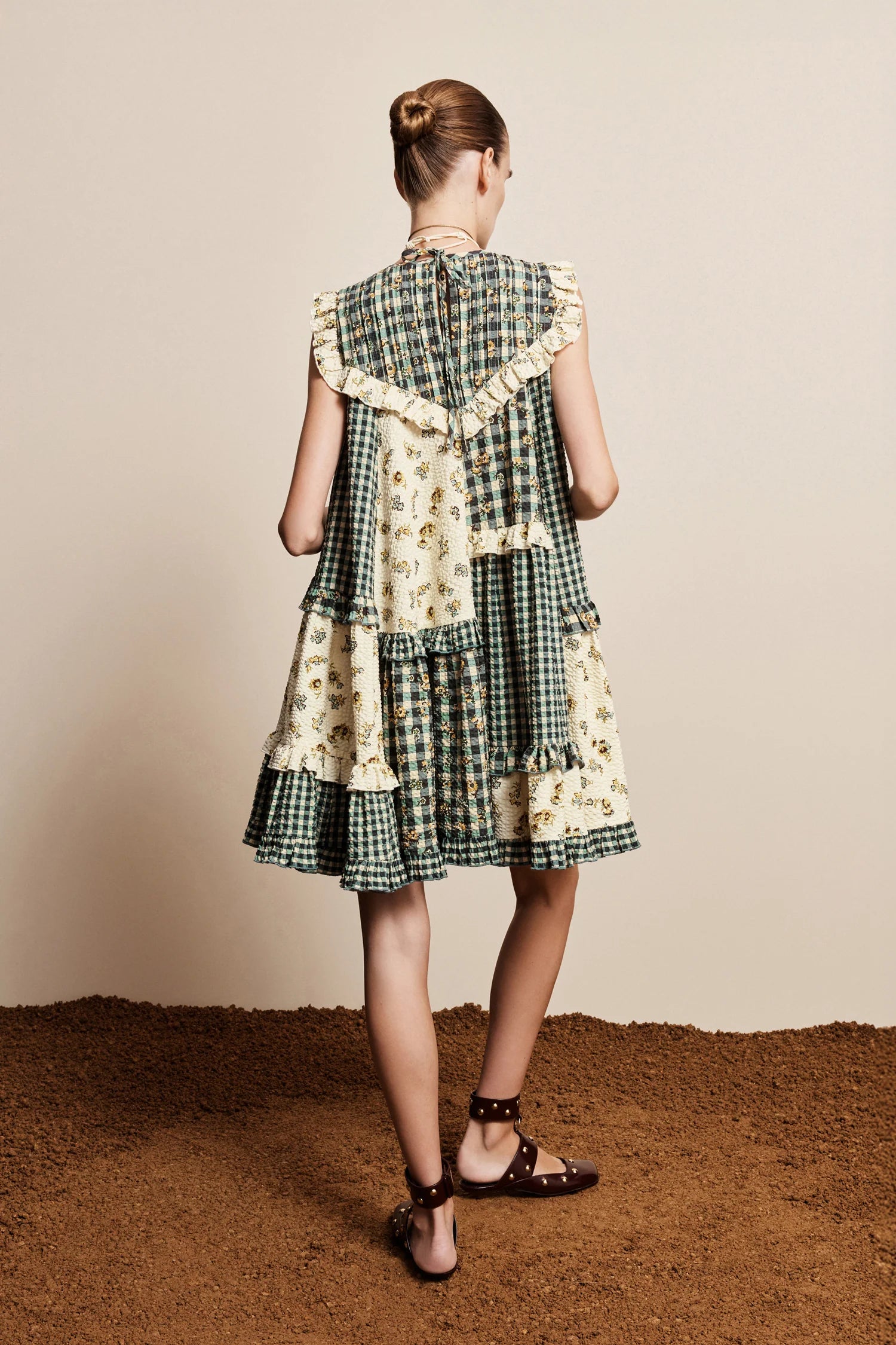 ALÉMAIS Outrigger Seersucker Mini Dress