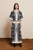 ALÉMAIS Banderra Linen Shirtdress