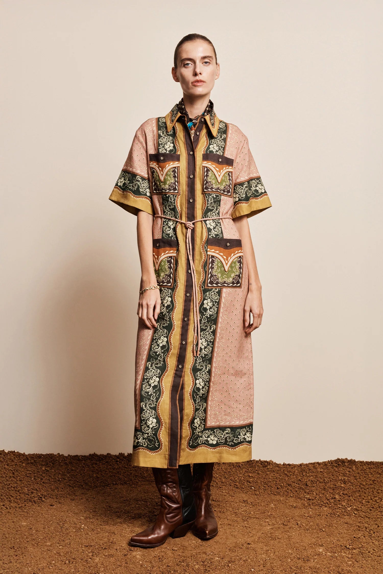 ALÉMAIS Darcey Shirtdress