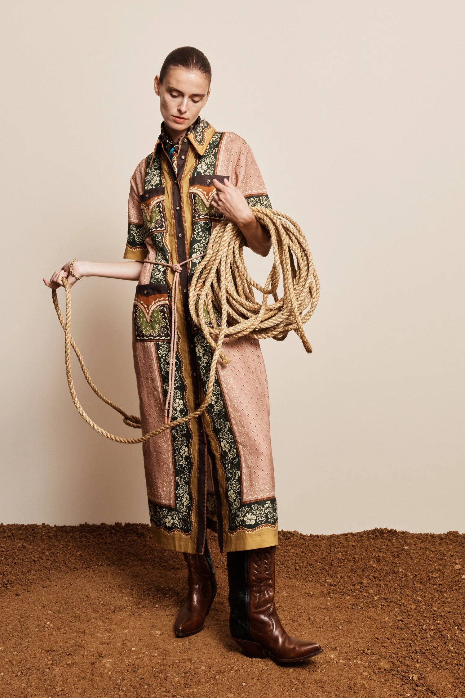 ALÉMAIS Darcey Shirtdress