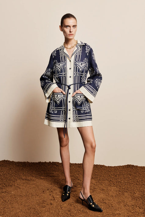 ALÉMAIS Banderra Mini Dress