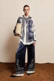 ALÉMAIS Banderra Scarf Silk Shirt